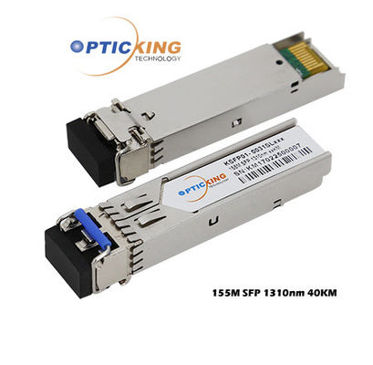 Modulo ottico del ricetrasmettitore di Opticking 1310nm 40km 155Mbps SFP